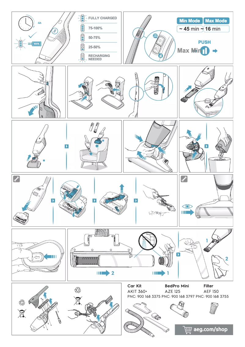 Imagen de la primera página del manual del dispositivo QX8-1-45MP