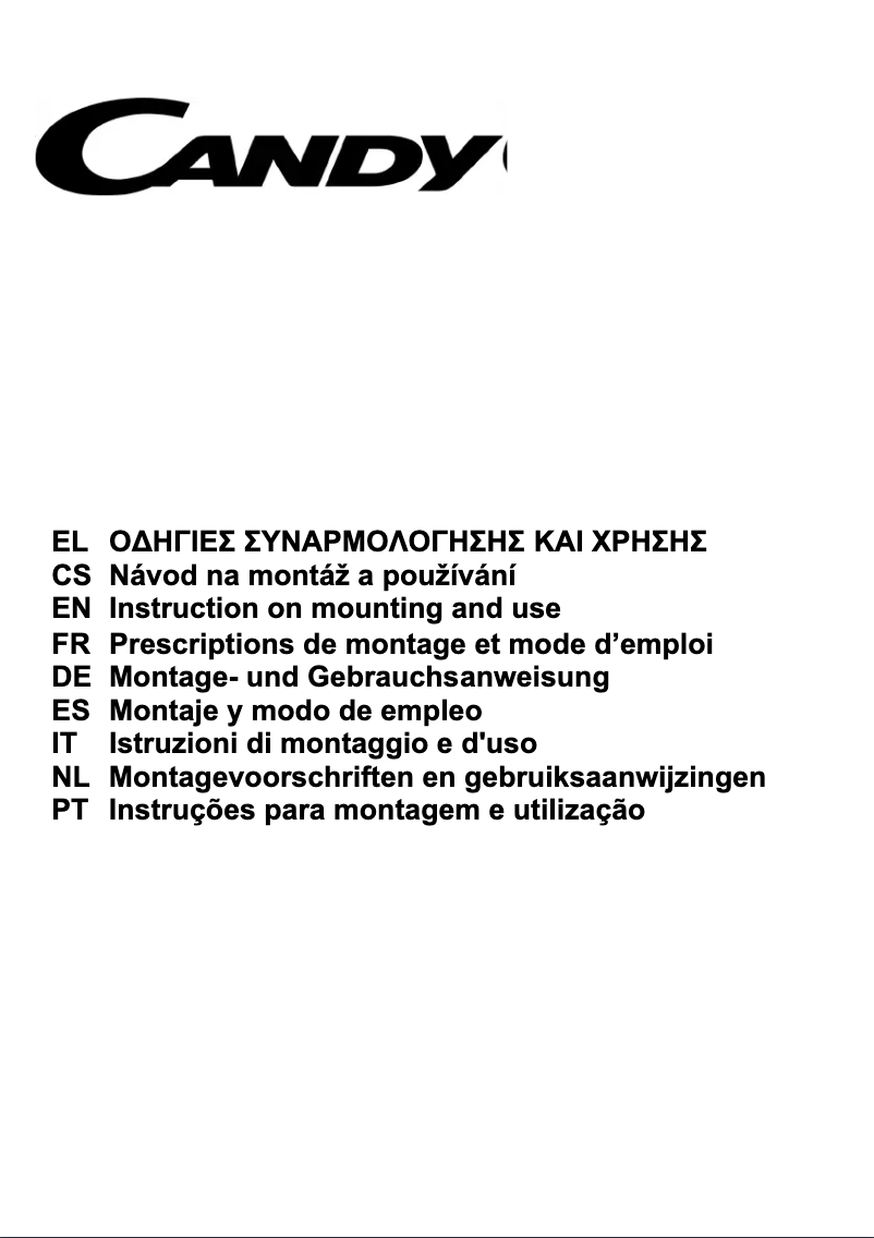 Imagen de la primera página del manual del dispositivo CMTW90X