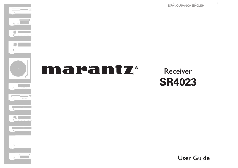 Página 1 del manual Manual de instrucciones Marantz SR4023
