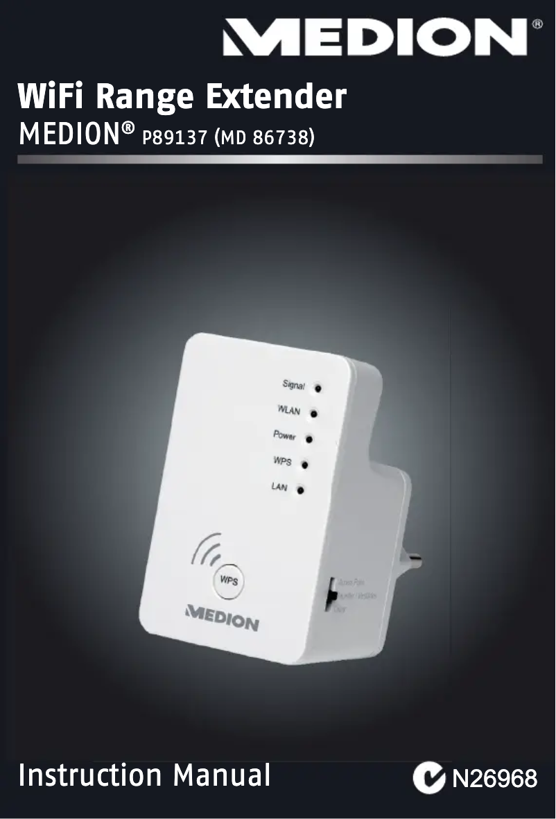 Imagen de la primera página del manual del dispositivo MD86738