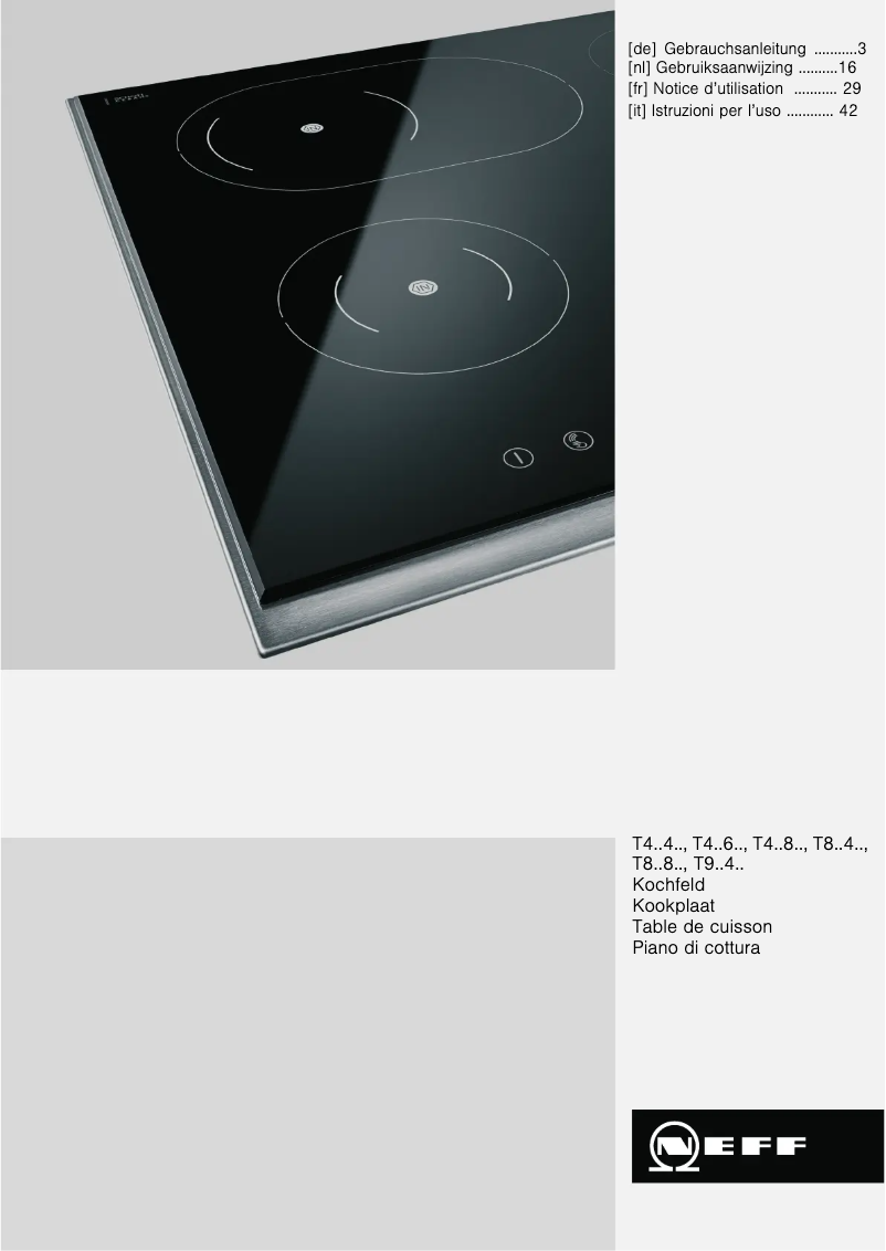 Imagen de la primera página del manual del dispositivo T44T63N0