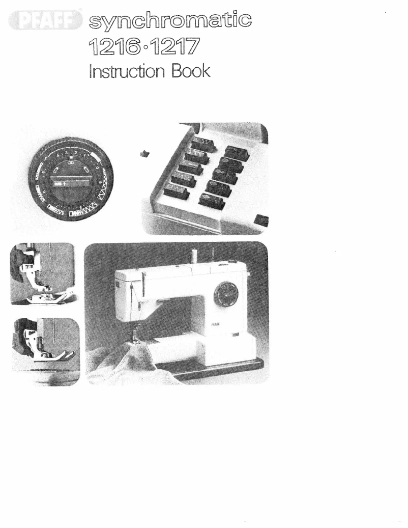 Página 1 del manual Manual de usuario Pfaff synchromatic 1216
