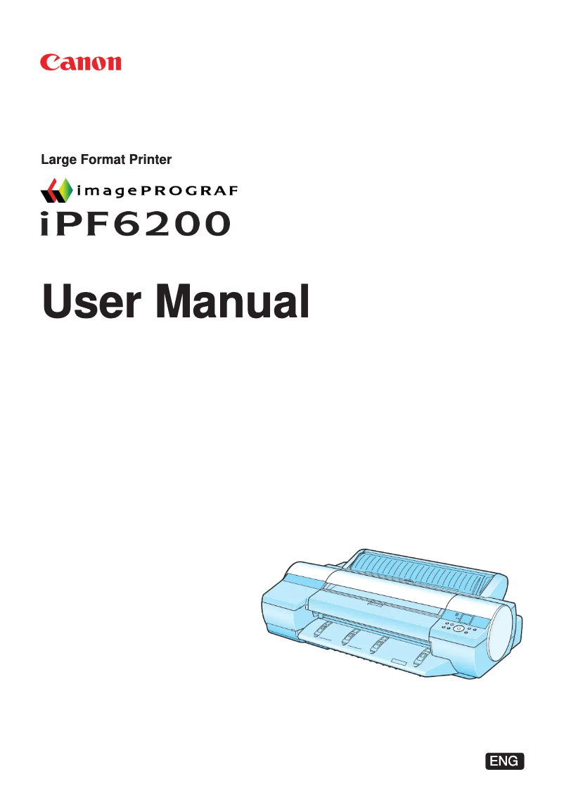 Página nº 1 - Manual de usuario Canon imagePROGRAF iPF6200
