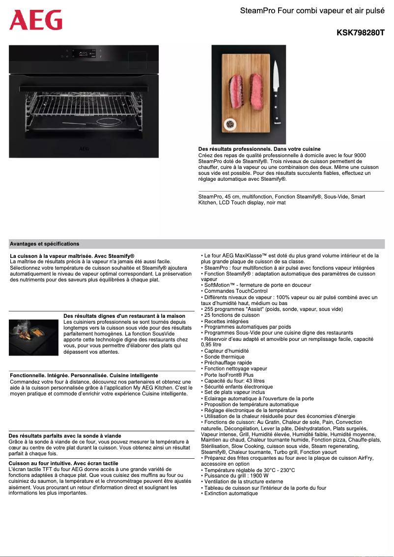 Imagen de la primera página del manual del dispositivo KSK798280T