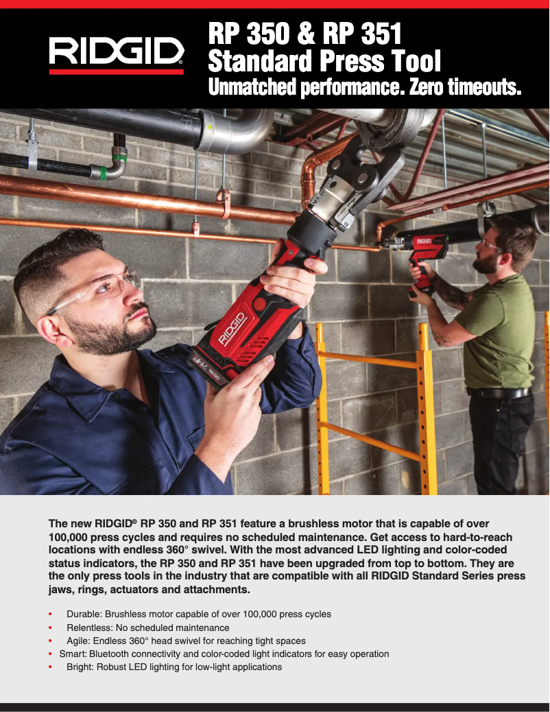 Imagen de la primera página del manual del dispositivo RP 351