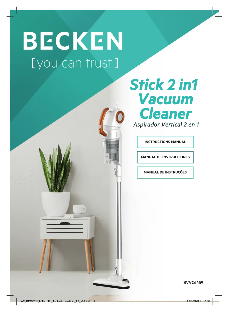 Página 1 del manual Manual de usuario Becken BVVC6459