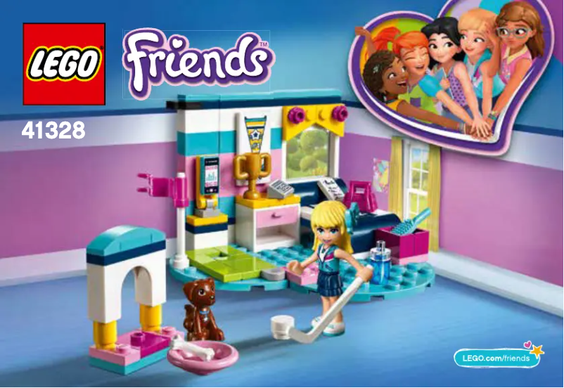 Página 1 del manual Instrucciones visuales Lego Friends 41328