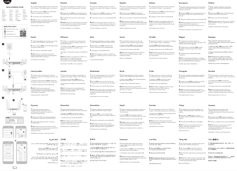 Imagen de la primera página del manual del dispositivo WR3000H