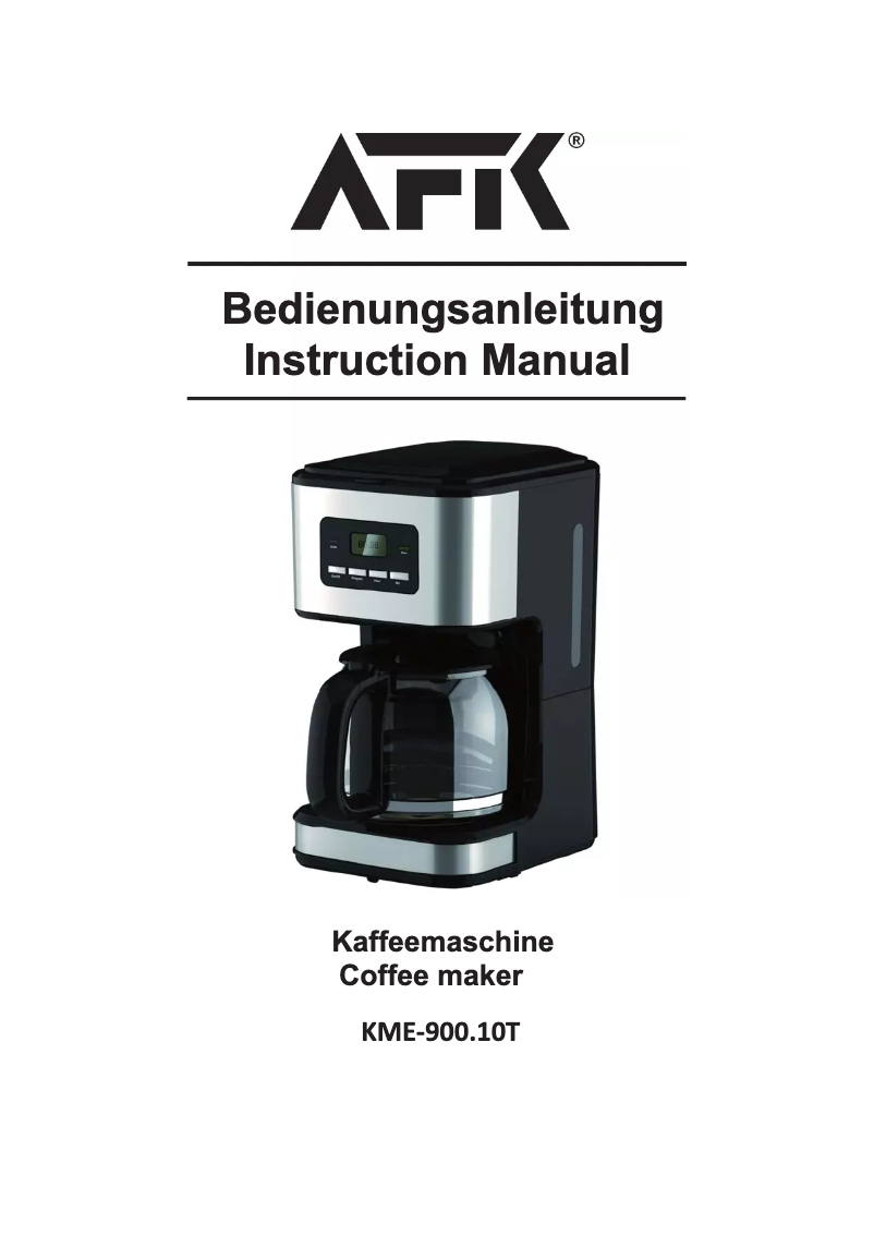 Imagen de la primera página del manual del dispositivo KME-900.10T