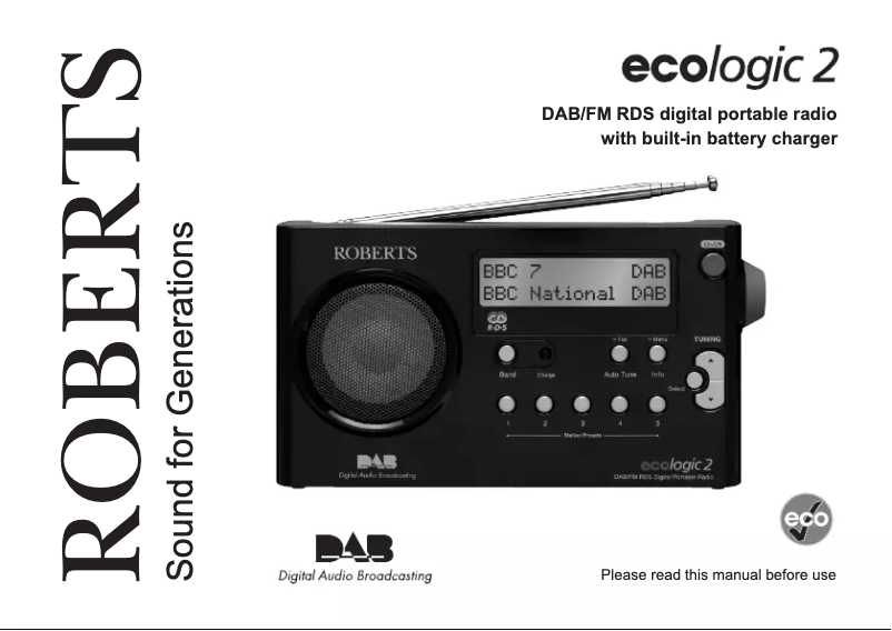 Imagen de la primera página del manual del dispositivo Ecologic 2