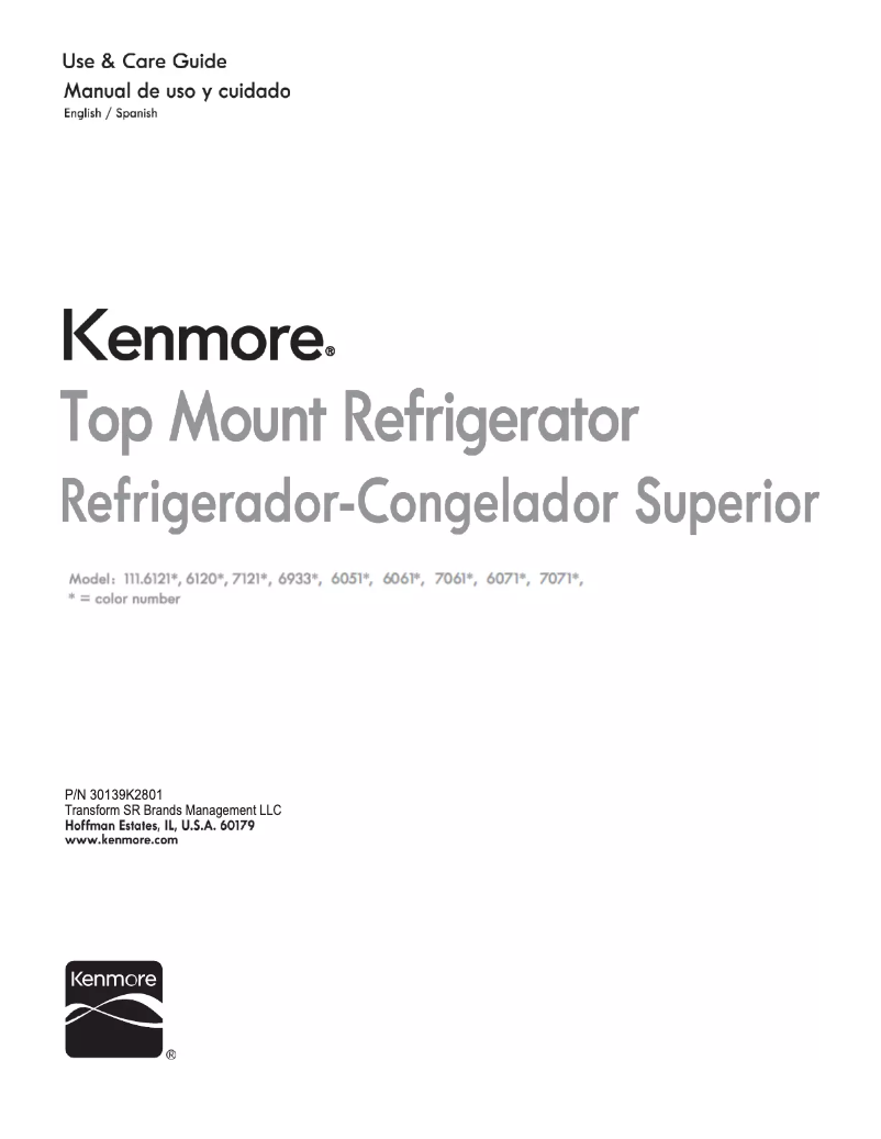 Página 1 del manual Manual de usuario Kenmore 111.60619