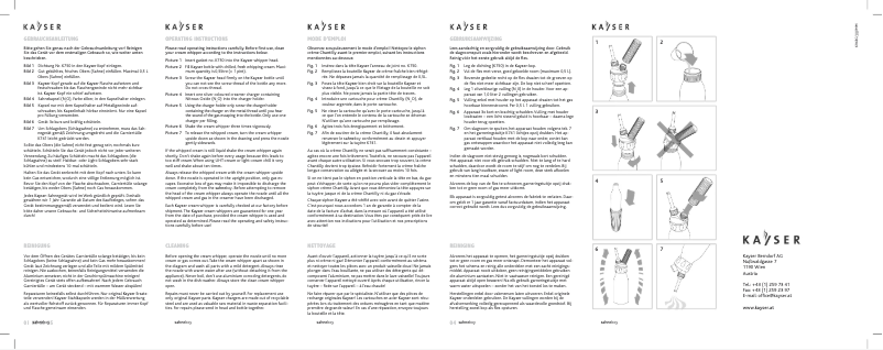 Imagen de la primera página del manual del dispositivo SAHNEboy