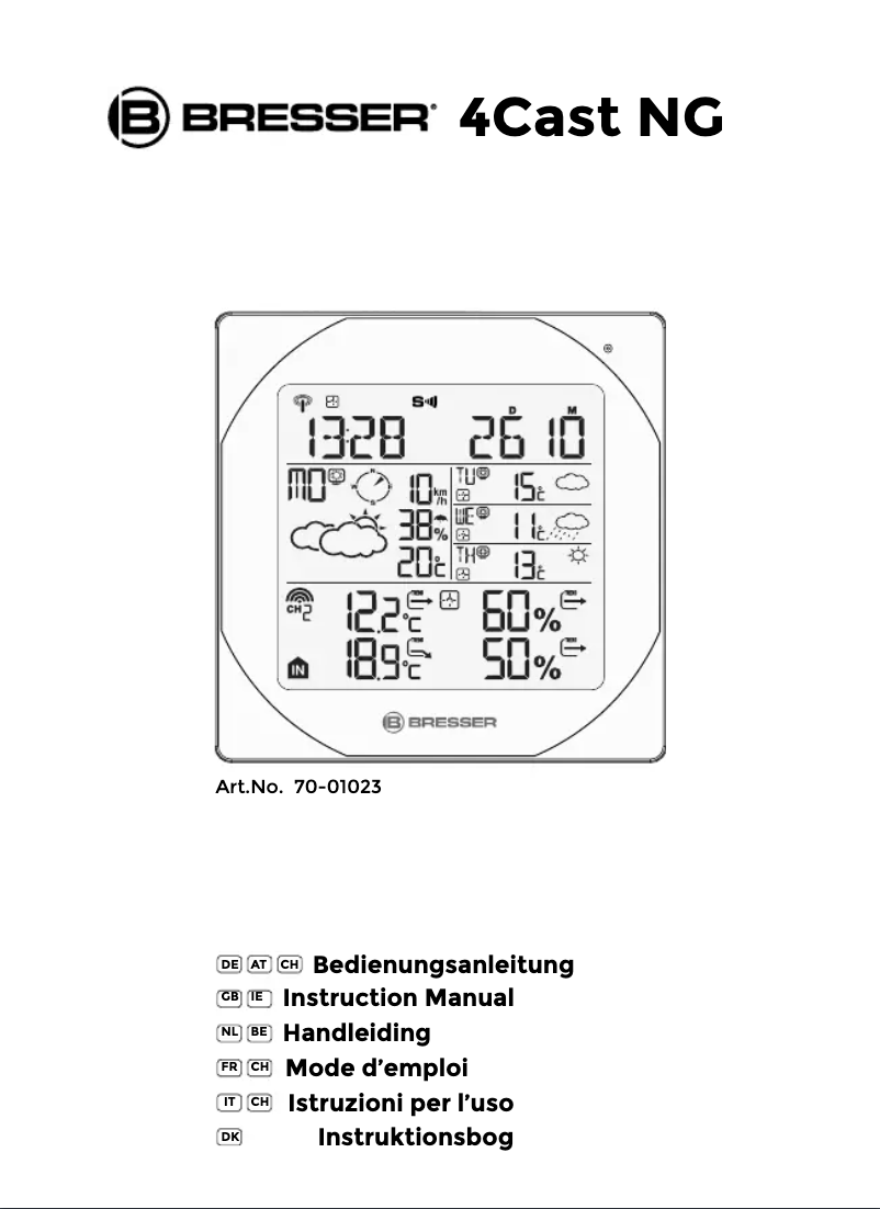 Imagen de la primera página del manual del dispositivo 4CAST NGW