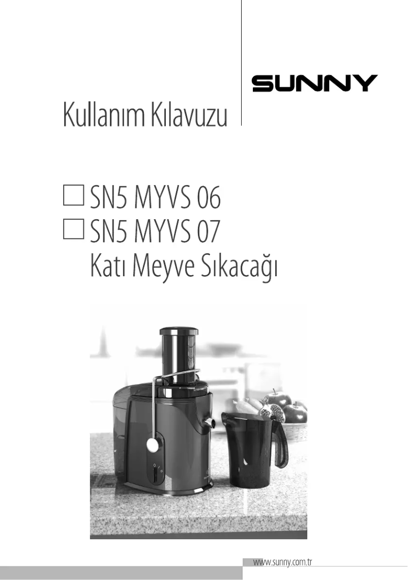 Página 1 del manual Manual de usuario Sunny SN5 MYVS 07