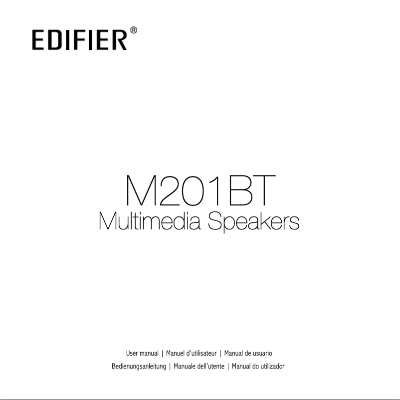 Página 1 del manual Manual de usuario Edifier M201BT