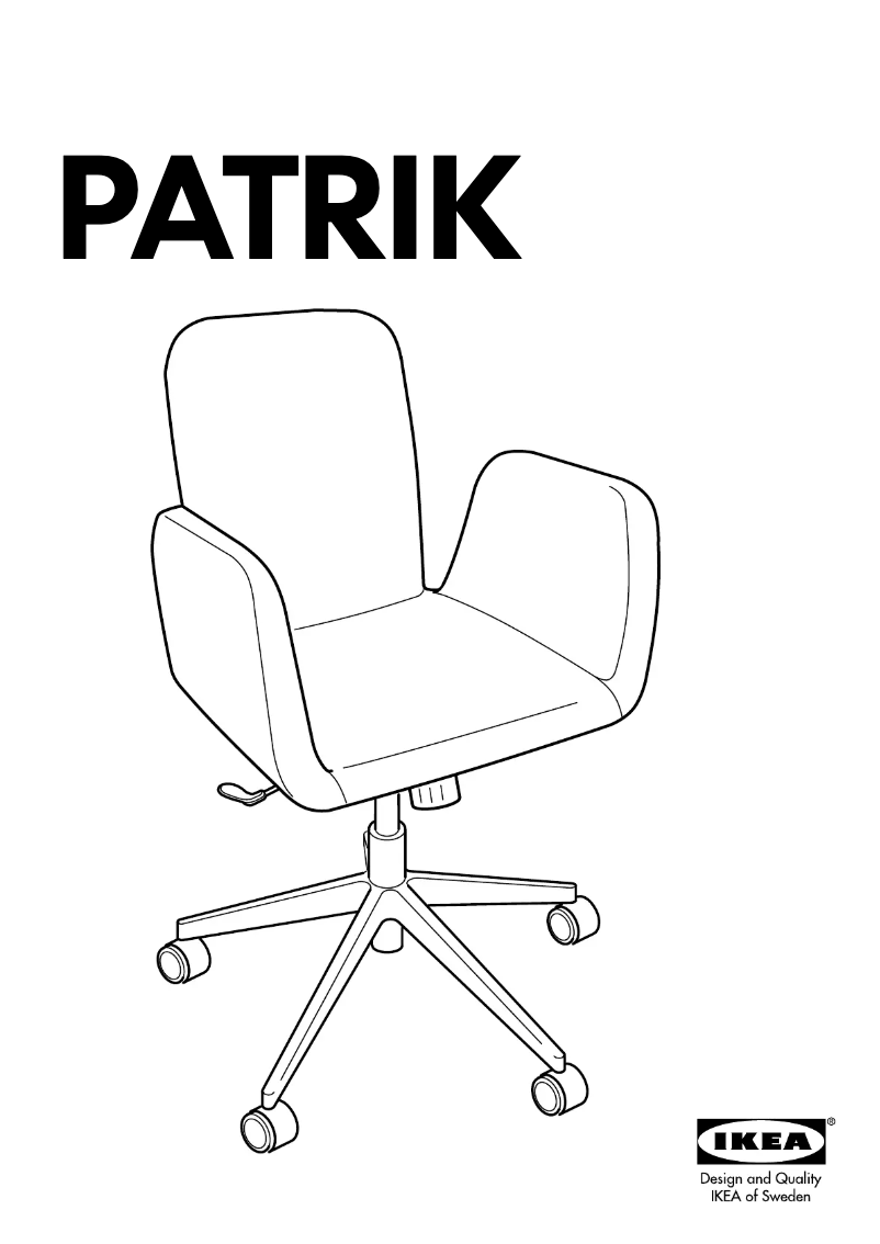 Página 1 del manual Manual de usuario Ikea PATRIK