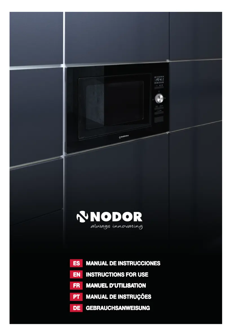 Imagen de la primera página del manual del dispositivo NorChef MW 25 DG SS