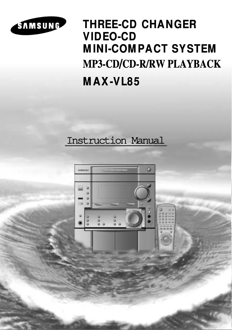 Imagen de la primera página del manual del dispositivo MAX-VL85