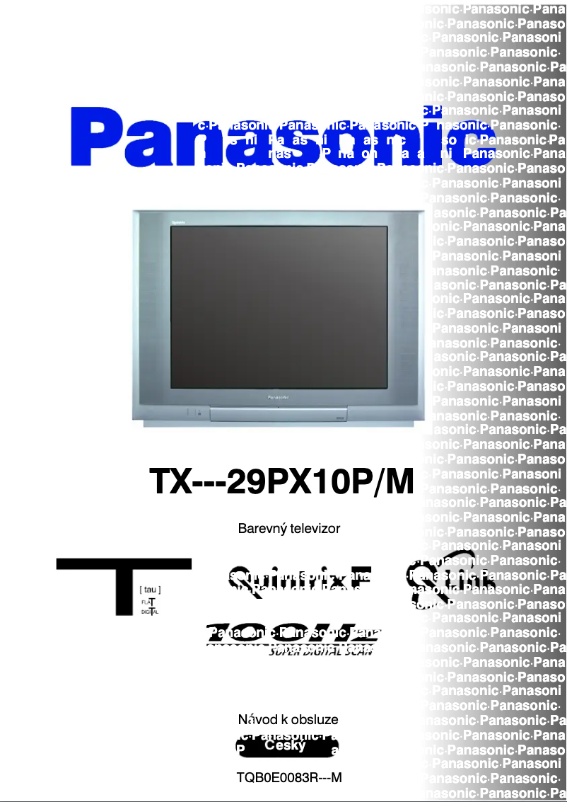 Imagen de la primera página del manual del dispositivo TX-29PX10PM