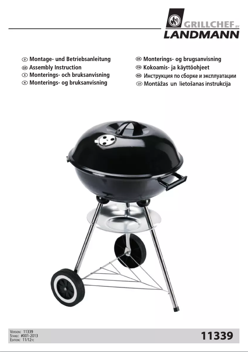 Imagen de la primera página del manual del dispositivo 11339