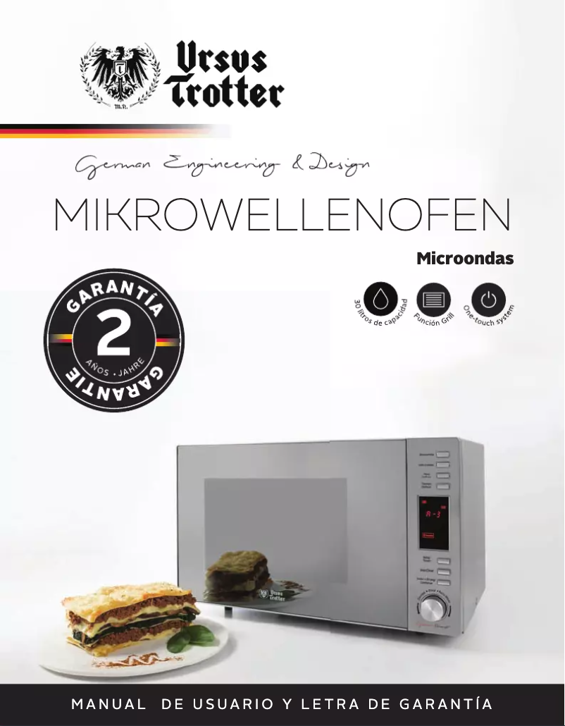 Página 1 del manual Manual de usuario Ursus Trotter UT-ELEGANZ 930