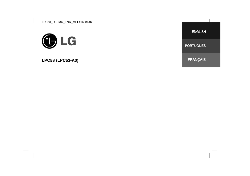 Página nº 1 - Manual de usuario LG LPC53