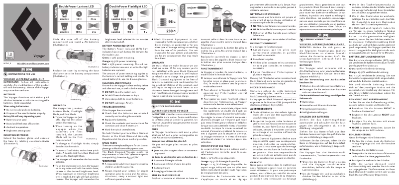 Imagen de la primera página del manual del dispositivo Voyager