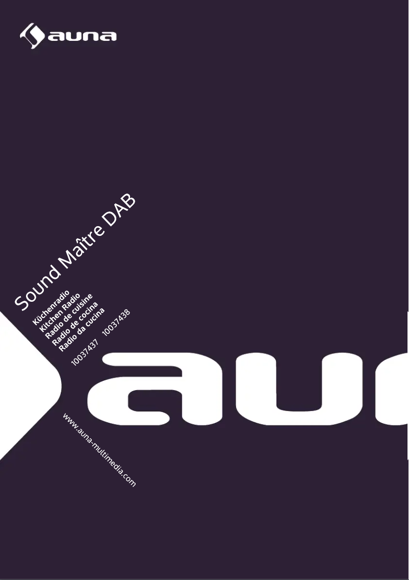 Imagen de la primera página del manual del dispositivo Sound Maître DAB