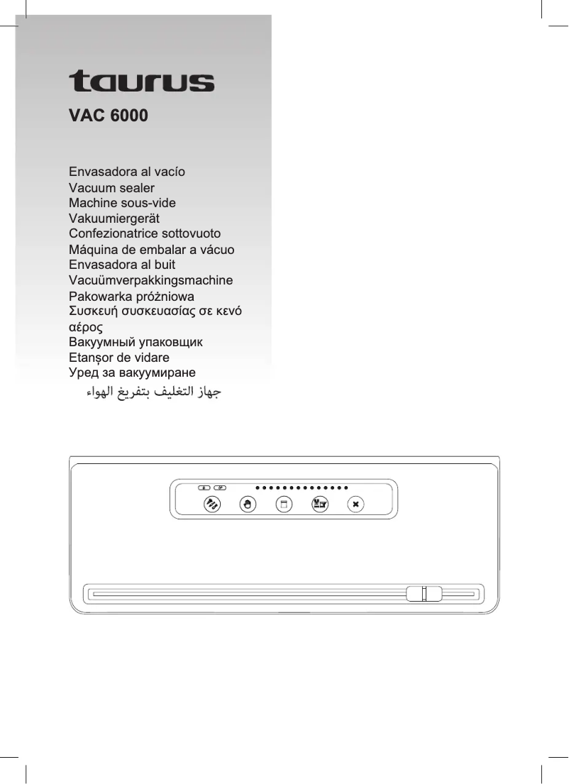 Página 1 del manual Manual de usuario Taurus VAC 6000