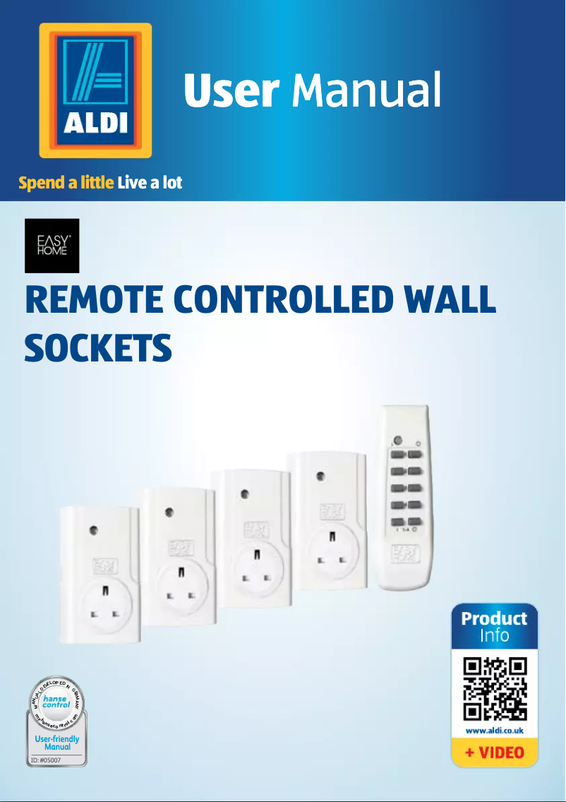 Página 1 del manual Manual de usuario Easy Home GT-FSI-07-UK