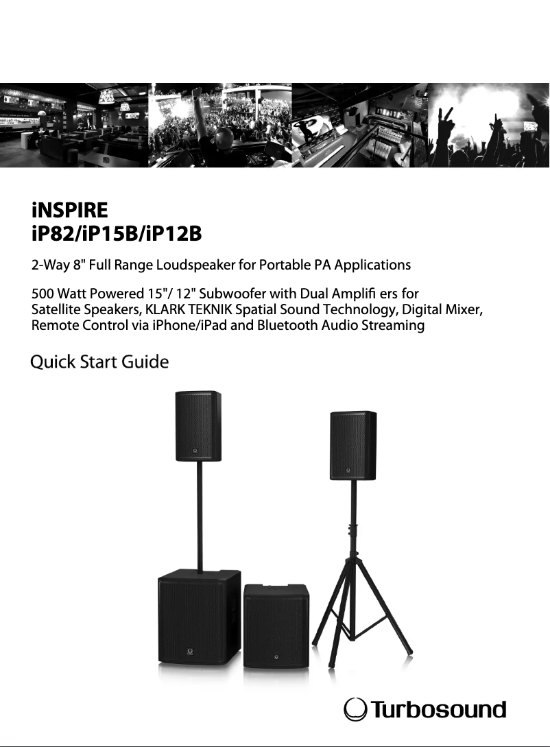 Página 1 del manual Manual de usuario Turbosound iNSPIRE iP15B