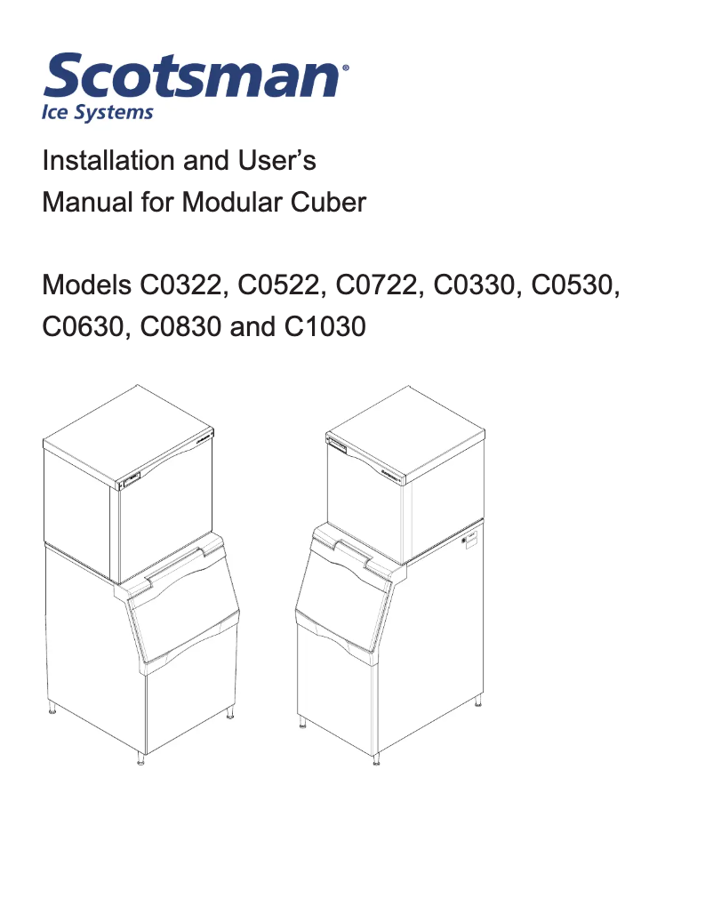 Imagen de la primera página del manual del dispositivo C0830ABC