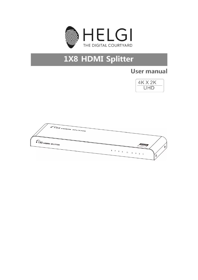 Imagen de la primera página del manual del dispositivo HLG0318-V2.0