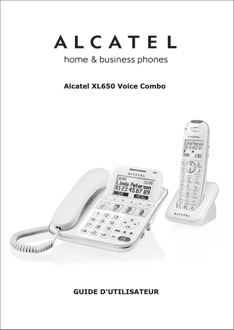 Imagen de la primera página del manual del dispositivo XL650 Combo Voice