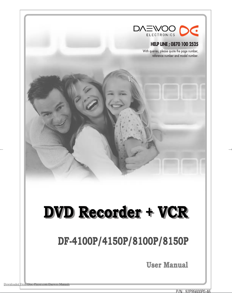 Página 1 del manual Manual de usuario Daewoo DF-4100P