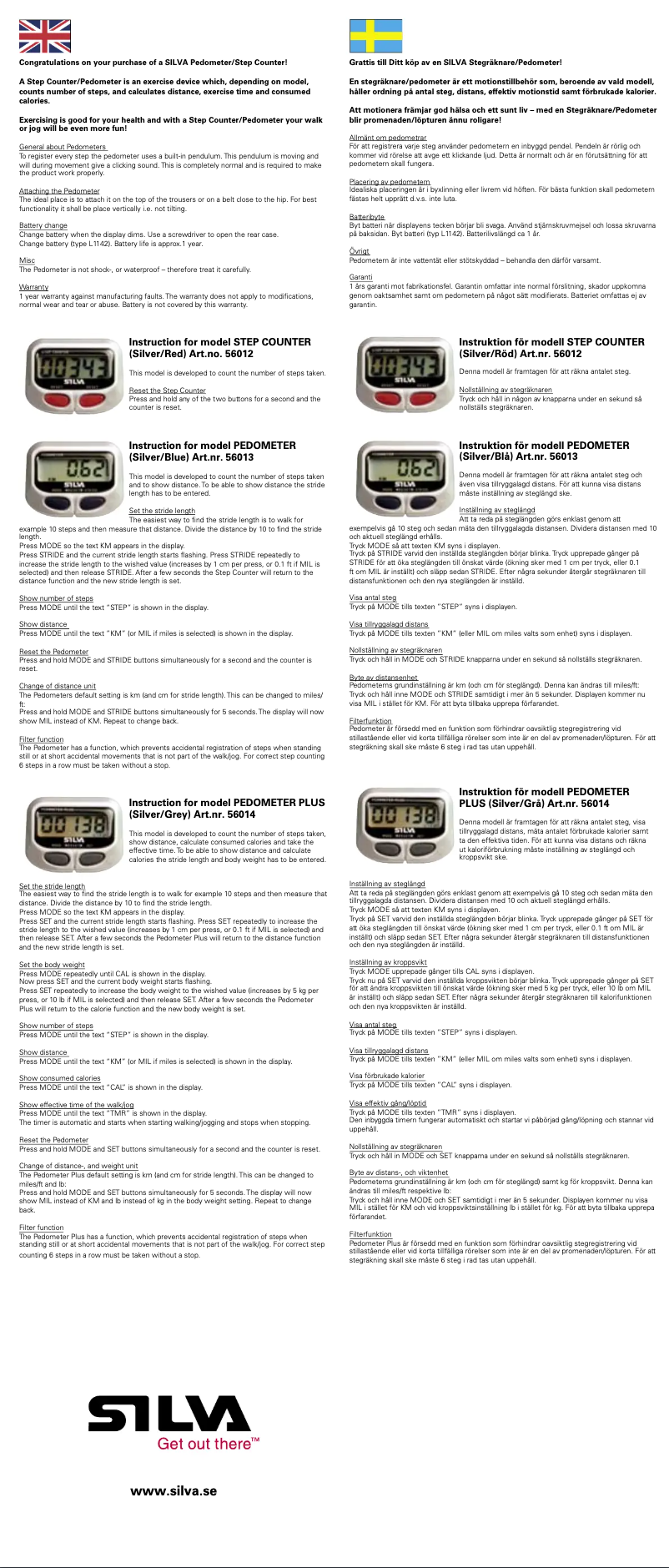 Imagen de la primera página del manual del dispositivo 56013