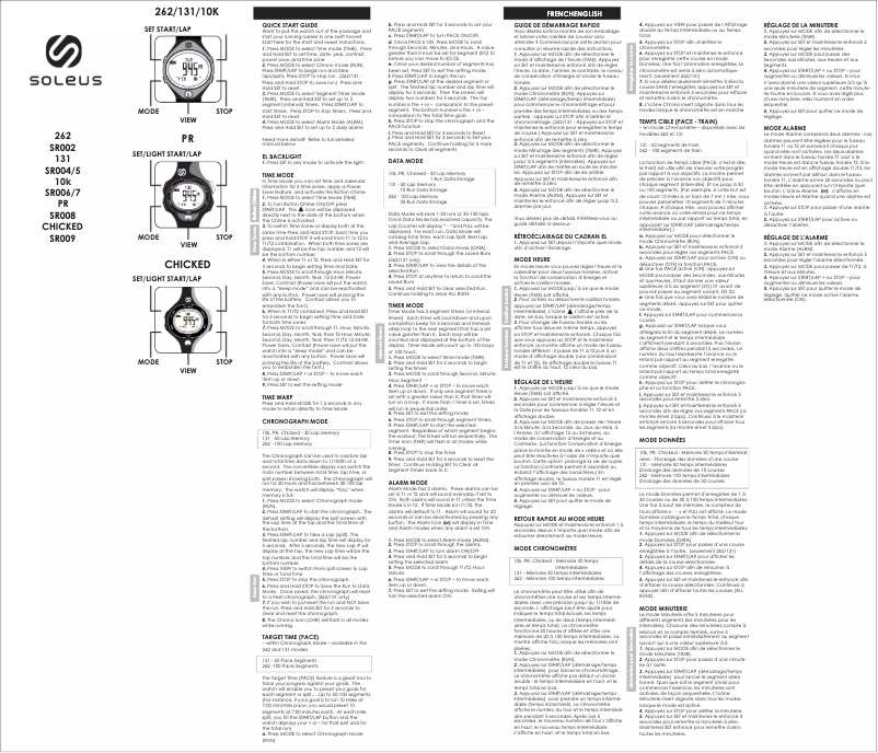 Página nº 1 - Manual de usuario Soleus 10K Large SR006