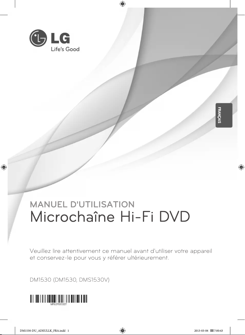 Imagen de la primera página del manual del dispositivo DM1530