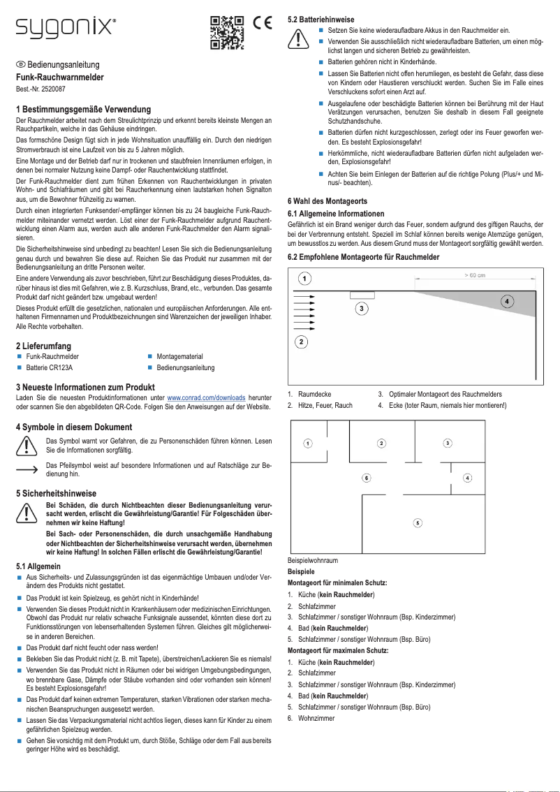 Imagen de la primera página del manual del dispositivo SY-5040174