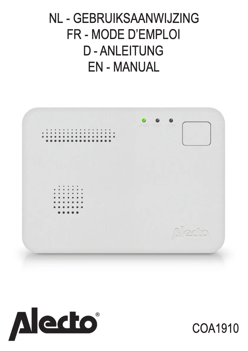 Imagen de la primera página del manual del dispositivo BPB19