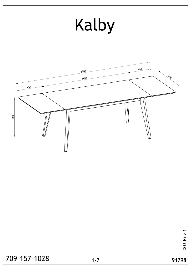 Imagen de la primera página del manual del dispositivo Kalby