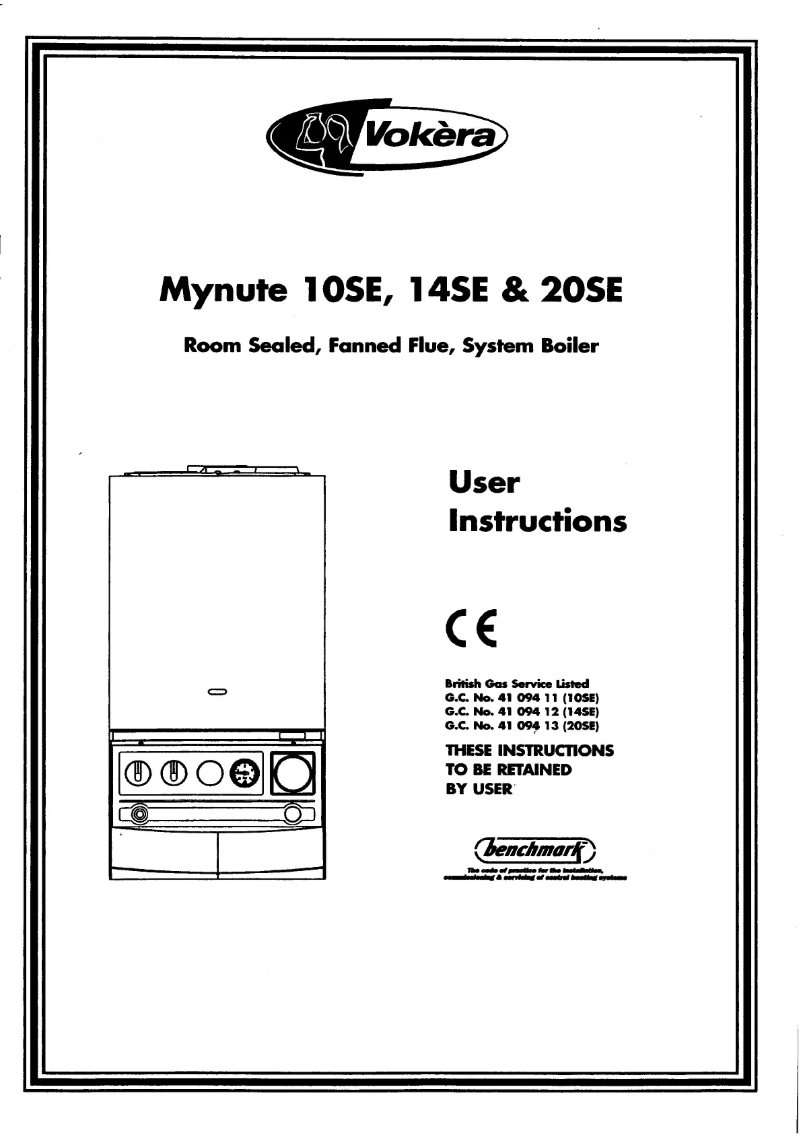 Página 1 del manual Manual de usuario Vokèra Mynute 14SE