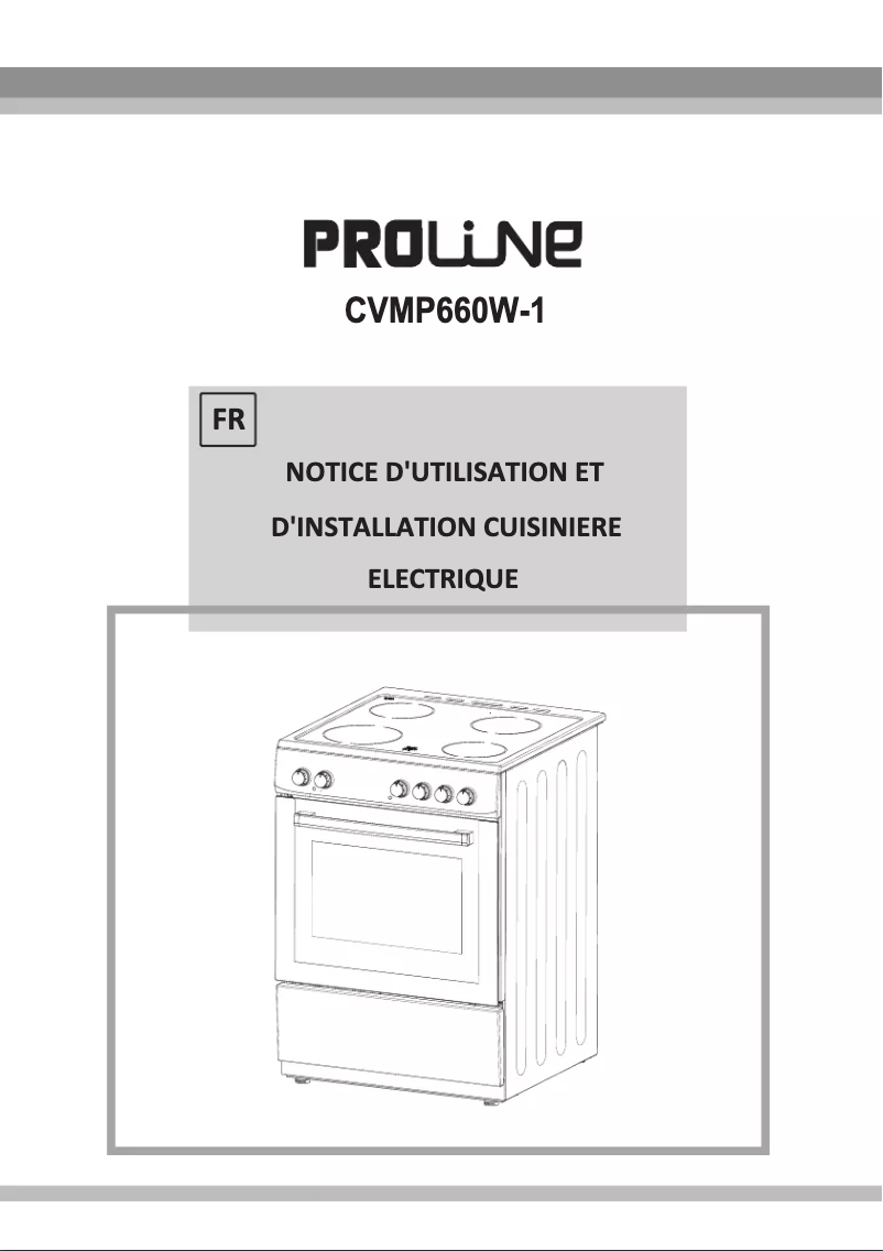 Página 1 del manual Manual de usuario Proline CVMP 660W-1