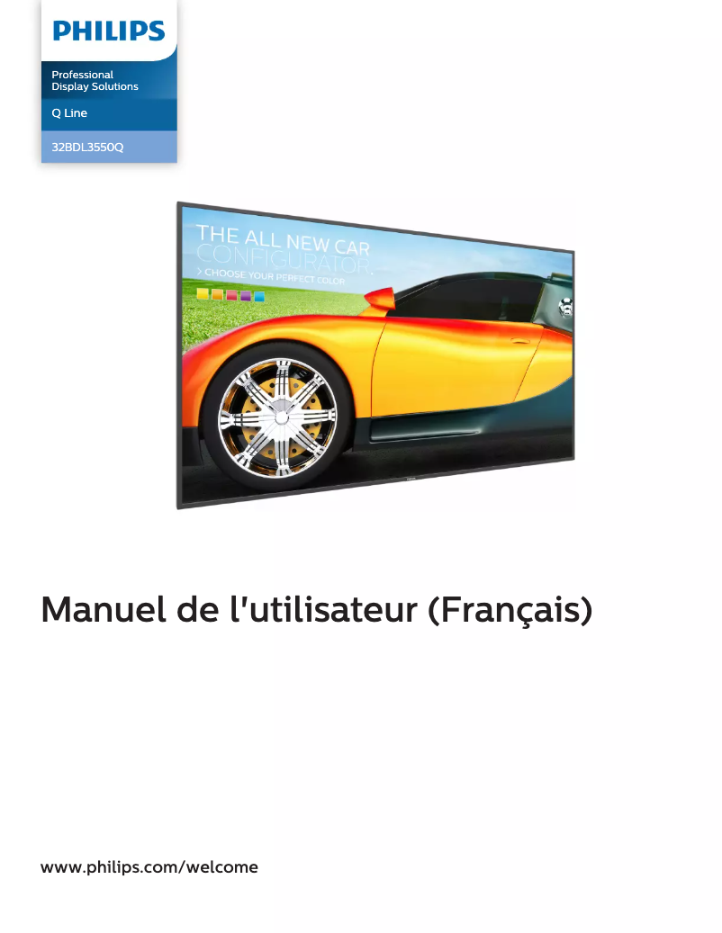 Página 1 del manual Manual de usuario Philips 32BDL3550Q