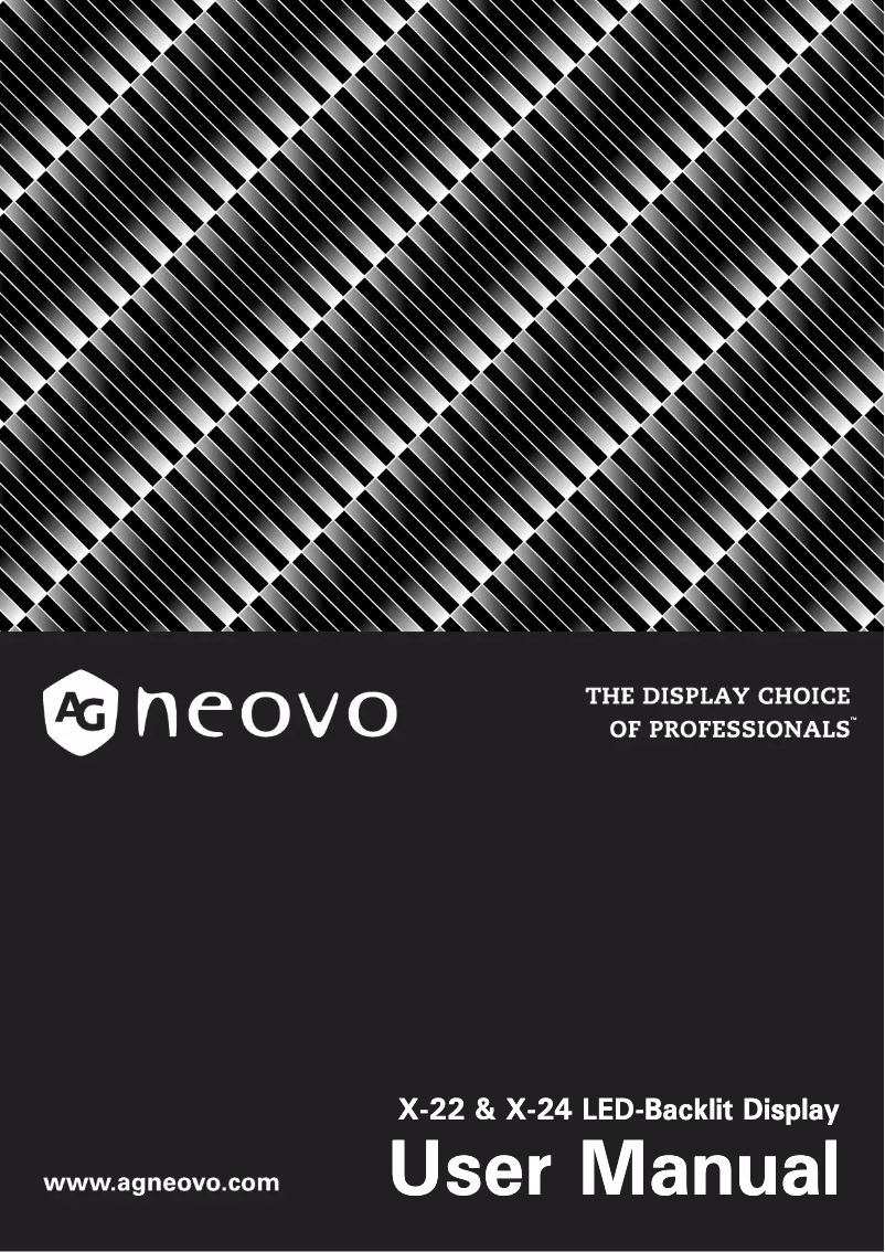 Imagen de la primera página del manual del dispositivo X24