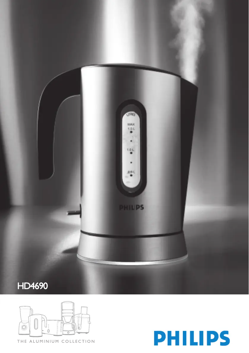 Imagen de la primera página del manual del dispositivo Aluminium Collection HD4690