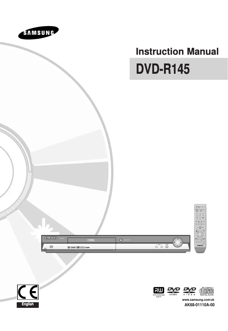 Imagen de la primera página del manual del dispositivo DVD-R145
