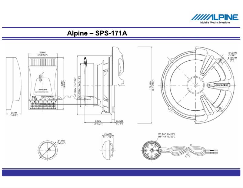 Página 1 del manual Manual de usuario Alpine SPS-171A