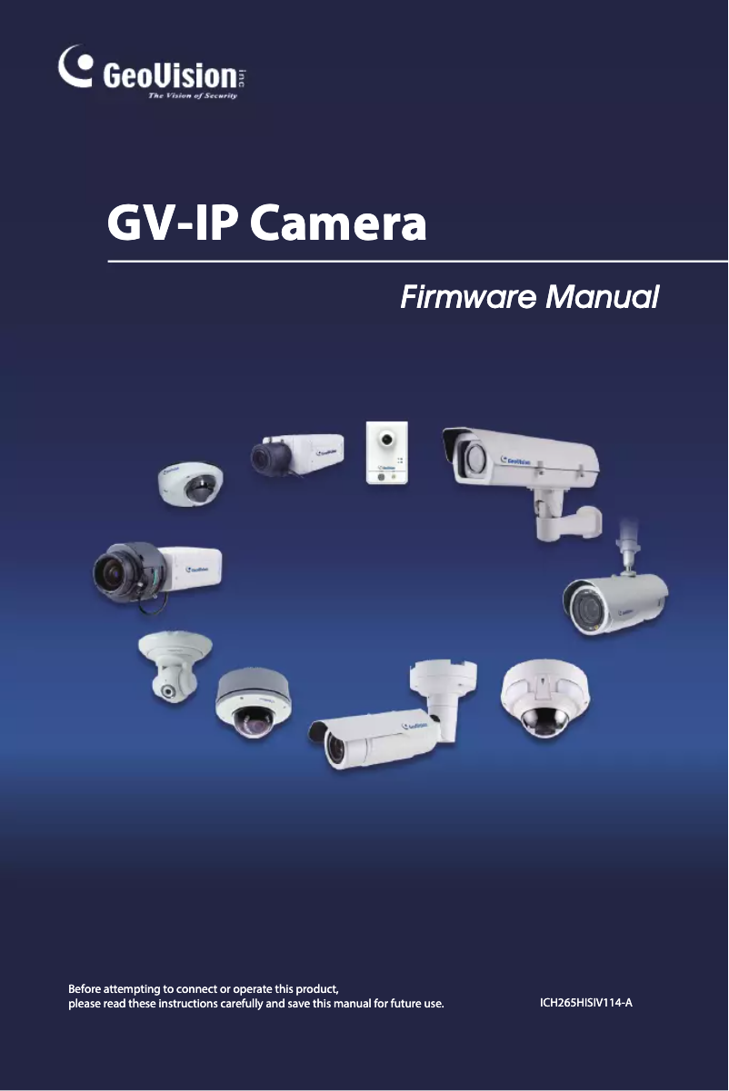 Página 1 del manual Manual de usuario Geovision GV-BL5713