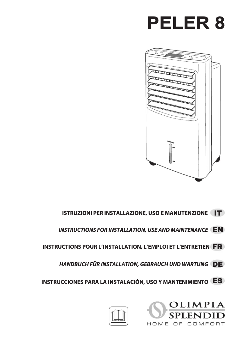 Imagen de la primera página del manual del dispositivo Peler 8